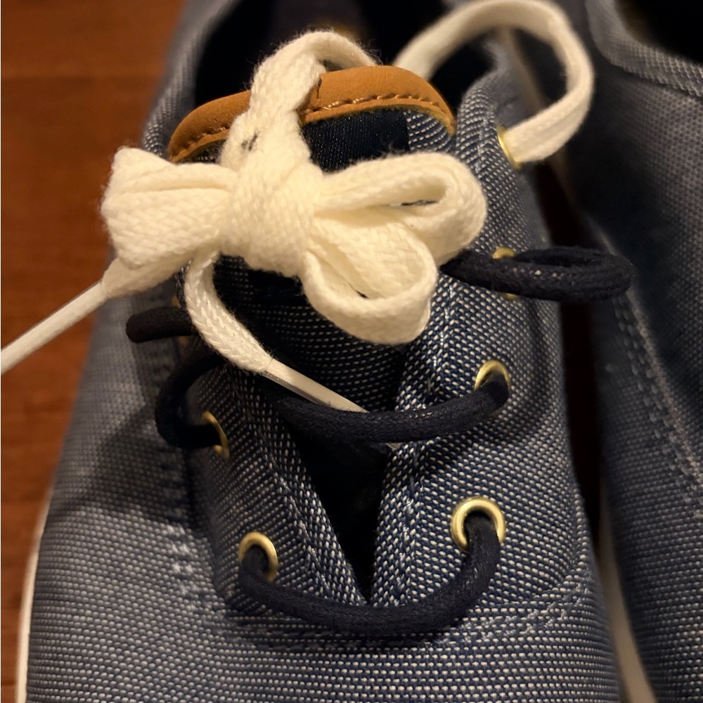 Keds Women’s Chambray Canvas Sneakers - Picture 3 of 7